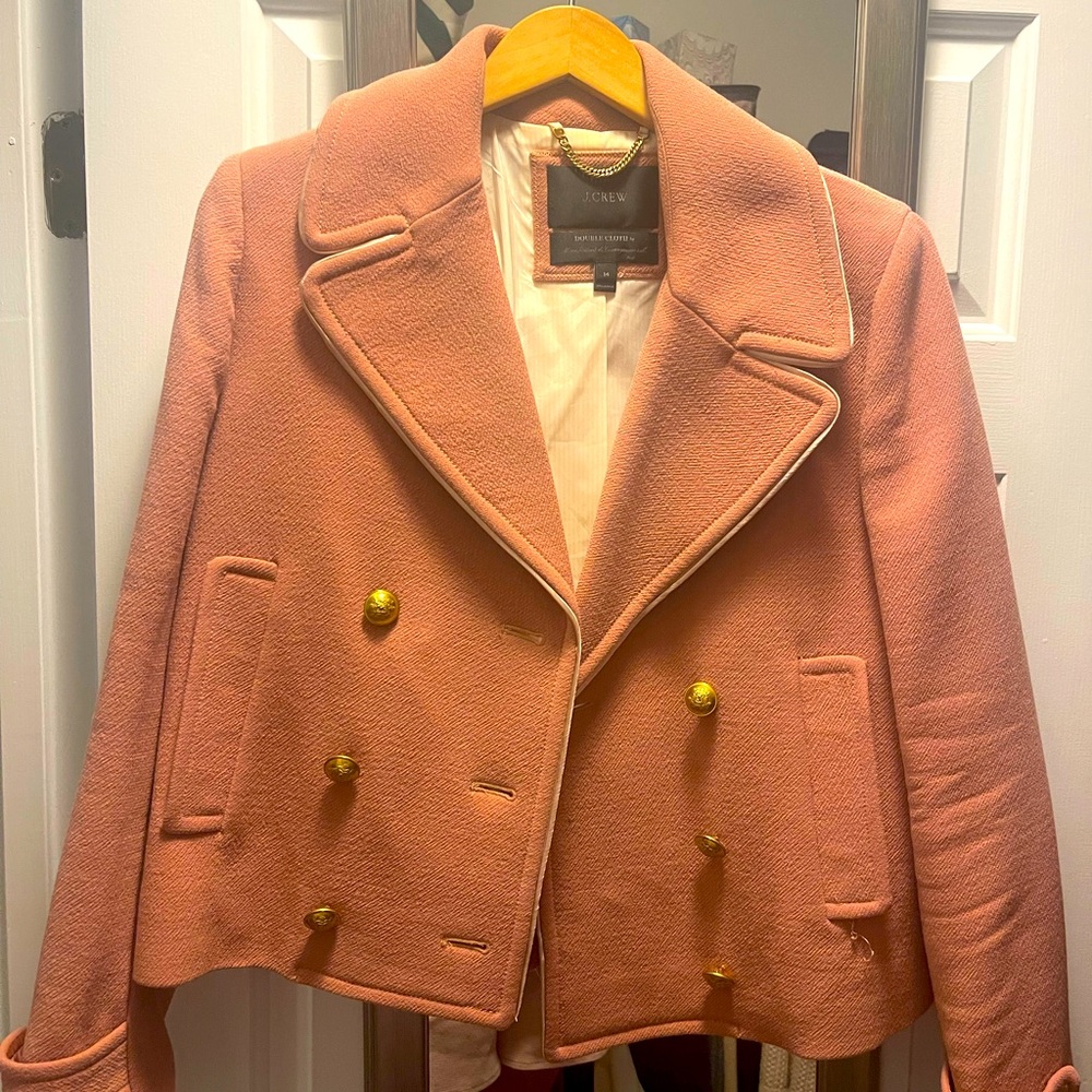 J Crew Double Breasted Coat